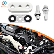 Dovewill Transmission Cooler Line Adapter Plate for Braided Hose for 6L90E 6L80E