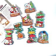 2024 Cute cartoon New Year Christmas Fridge Magnet Souvenirs Fridge Magnet