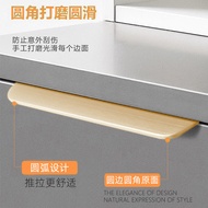 Arc Handle Cabinet Door Handle Furniture Wardrobe Door Handle Aluminum Alloy Invisible Door Handle D
