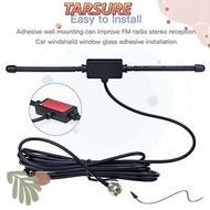 TARSURR FM Dipole Aerial, Universal Stereo Radio Antenna, Portable Plug Play 75Ohm Aerial Connector 