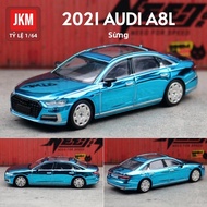 JKM Audi A8 A7 1/64 Diecast Hợp Kim Mô Hình Thu Nhỏ Đồ Chơi Cao Cấp Xe Giá Rẻ Bánh Xe Thích Hợp Cho