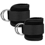 Ankle Straps Ankle Resistance Bands Wrist Cuffs Padded Straps Adjustable Fitness Glute Kickback D-Ri