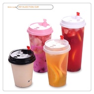 25s PP INJECTION CUP CLEAR 500cc/700ccJuice Boba Tea Milk Tea Cup Tribute cup PP Injection Cold Cup