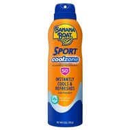 Banana Boat Sport Coolzone Spf 50 Sunscreen Sunblock Spray Usa