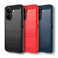 Honor X7e Case For Honor X9c X6c X5c X6d X7d X8d X9d X7e Cover Carbon Fiber Shockproof Silicone Bump