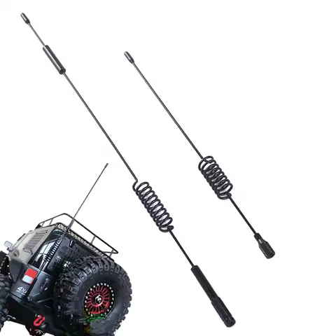 RC Car Metal Decorative Antenna For RC 1:10 RC Crawler Car Traxxass-4 Defender RC Crawler Car Remote