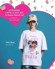 Endless Holiday Lady & The Tramp T-shirt เสื้อยืดสีขาว (used like new)