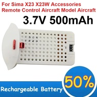 For Sima X23 X23W Accessories Remote Control Aircraft Model Aircraft Lithium Battery Rechargeable 3.
