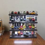 {fdsgtf} Maisto 1:64 Car Model Parking Lot Scene Toy Display Storage Box Small Car Dustproof Rack St