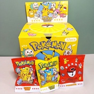 Bộ 32 tượng nhỏ Pokemon Mystery Box có hình Pikachu - Đồ chơi hộp mù sưu tầm dễ thương dành cho ngườ