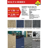 [READY STOCK] PER SQFT / MALTA SERIES CARPET TILES KARPET PEJABAT MURAH - 24 PCS/ 64.8 SQFT