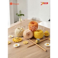 GLOSSY POLY KNITTING YARN CHOOSE COLOR YELLOW SERIES POLYESTER KNITTING YARN KNITTING YARN/S KNITTIN