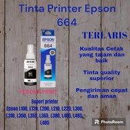 Baru 1 Set Tinta Epson 664 ( New) For Ink Printer L100 L120 L200 L210