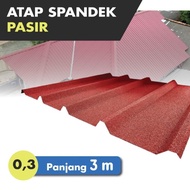 Spandek Pasir / Spandek 0,3 mm x 3 m / Atap Spandeck / Spandek Warna