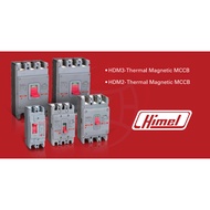 HIMEL MCCB, HDM3-63S/ 100S 3 Pole 25KA 30A, 40A, 60A, 100A