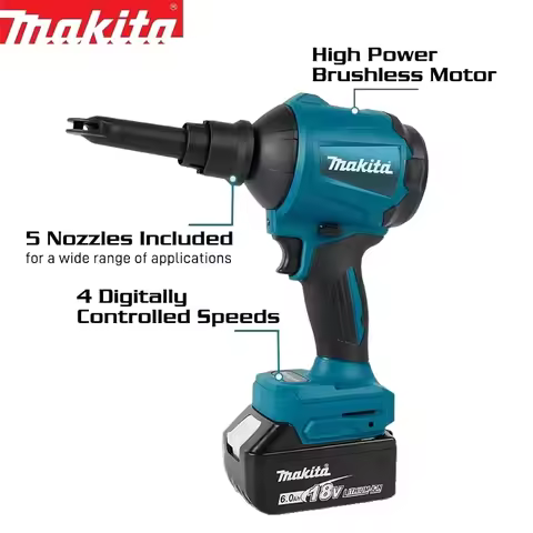 2025 Makita power tools makita 18v tools DAS180 high-power air dust removal gun for blowing dust in 