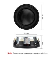 AV AIYIMA 2Pcs 1 Inch Mini Speaker 4 8 Ohm 3W 28MM Full Range S