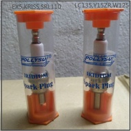 RACING SPARK PLUG POLLYSU EX5 ，Y15ZR,LC135，VS125，WAVE125，SRL ，KRISS