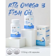 KOREA Atomy rTg Omega 3 Fish Oil – 80 Capsules (510mg) 艾多美rTG鱼油