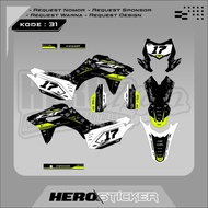 31 DECAL STICKER CRF 150L - DECAL STICKER CR4F 150L