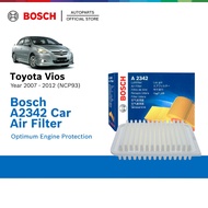 Bosch A2342 Engine Air Filter Element for Toyota Vios NCP93 (2007 - 2012)