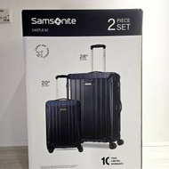 **旅行必備**全新Samsonite 新秀麗 Castle SC 行李箱套裝(深藍色）20‘’行李箱+ 28...