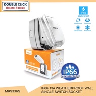Heavy duty IP66 Weatherproof Waterproof Outdoor 13A switch socket MK9336S