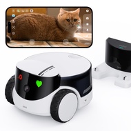 Enabot EBO ROLA PetPal 2.5K Camera Robot: Movable WiFi QHD Cam, Indoor Smart Home Security, Night Vi