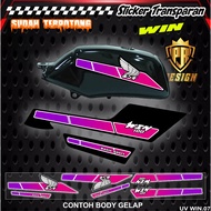 WIN 100 STRIPING WIN 135 TRANSPARENT MAXDECAL CODE 07