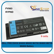 Dell Precision M4600 M4700 M4800 M6600 M6700 M6800 9cell 6Cell Genuine Laptop Battery PG6RC FV993 N7