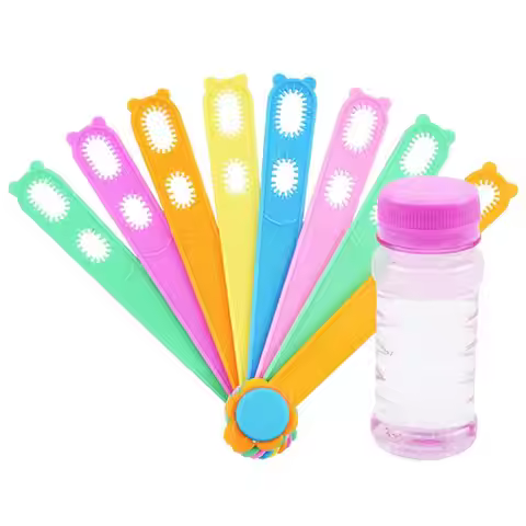 Handheld Bubble Blower Mini Bubble Wand Fan Bubble Stick Ergonomic Outdoor Bubble Stick Includes 1 B
