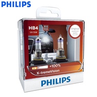 Philips X-treme Vision H1 H4 H7 H11 HB4 HB3 9005 9006 Car Headlight Halogen Bulb Fog Lamp 3350K Yell