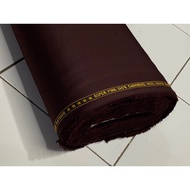BAHAN KAIN SEMIWOOL MERAH MAROON SETELAN ATAS BAWAH BAHAN TEBAL BAHAN KAIN SERAGAM/JAS
