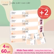 Premium 4-layer Face pocket Tissue - Face Tissue, retractable Tissue, pocket Tissue, makeup remover 