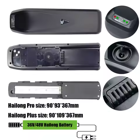 5 Pin Hailong E-Bike Battery 36V 13Ah 48V 12.8Ah 13Ah 15Ah Li-ion Battery for Waysral Argento Mini M