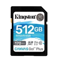512 GB SD CARD (เอสดีการ์ด) KINGSTON CANVAS GO PLUS (SDG3/512GB)