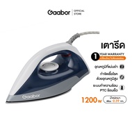 【New Arrival】Gaabor เตารีดไฟฟ้า 1200W ปรับอุณหภูมิได้ แผ่นเตารีดเทฟลอน ความร้อนสูงช่วยฆ่าเชื้อแบคทีเ