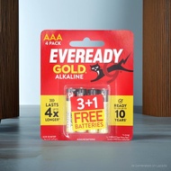 Eveready Gold Battery AAA 3+1s