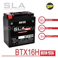 BS BATTERY BTX16H CCA220 YTX9 YTX16 YTX16H
