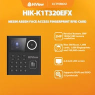 MESIN Hiview HIK-K1T320EFX MACHINE ABSEN FACE ACCESSORIES FINGERPRINT RFID CARD