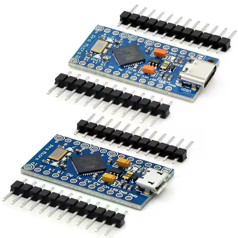 New Pro Micro for arduino ATmega32U4 Module with 2 row pin header For Leonardo in stock . best quali