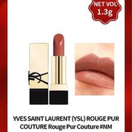 YSL Rouge Pur Couture Lipstick NM Nu Muse 1.3g, Long‑Lasting Moisturizing Mini Travel Lip Gloss Sati