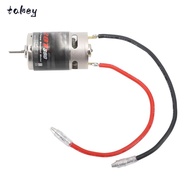 WITAK Brushed RC Motor, 390 28T High Torsion RC Brushed Motor, Durable Stainless Steel Low Noise RC 