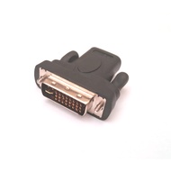 HDMI Female to DVI-I 24+5 Male Adapter for Monitor Display Graphic Card