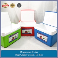 [TeoHin] 5L DragonWare High Quality Rectangle Denki Ice Box / Cooler / Pelas / Pelas Nasi / Rice Box
