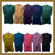 BAJU KURTA AL HAFIZ LENGAN PANJANG KOLAR COTTON