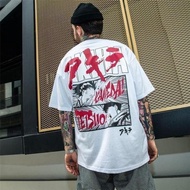 Bosgo TSHIRT AKIRA ANIME T-SHIRT Akira Anime T-Shirt for Couples Stylish Simple Combed Oversize