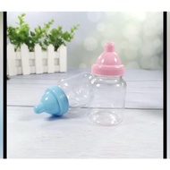 Cute mini milk bottle: baby shower boy girl party gender reveal door gift favors special goodie box candy DIY clay art
