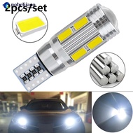 NOBELJIAOO 2Pcs T10 Car W5W 5730 10SMD Led Bulb Reverse Signal Light Reading Lamps 12V 6500K Auto We