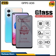Tempered Glass Oppo A96 Anti-Scratch Glass Full Cover Screen Protector Elegant